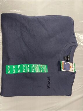 RVCA Navy Blue Logo Crewneck Sweatshirt